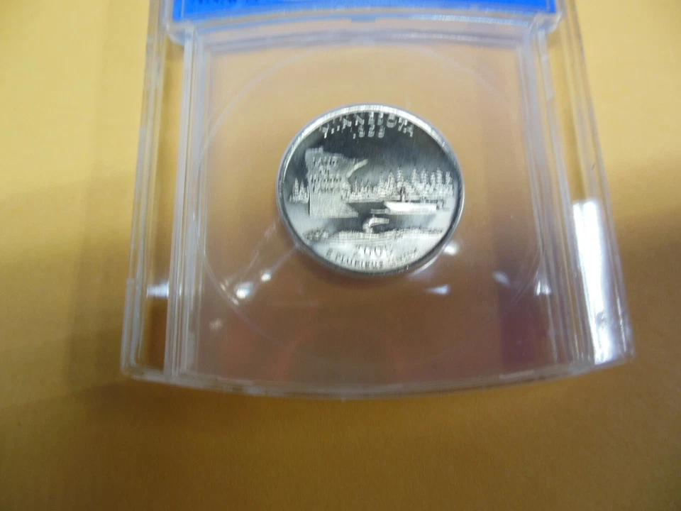 2005-D Minnesota State Washington Quarter - ANACS MS-69 Satin Finish *NICE COIN* - Image 3 of 4