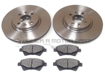 RENAULT MEGANE MK2 CC 1.6 16V 2003-2008 FRONT 2 BRAKE DISCS & PADS (CHECK PADS)