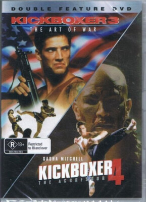 Kickboxer 3 & 4  DVD JEAN-CLAUDE VAN DAMME New and Sealed Plays Worldwide