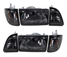 1987-1993 Ford Mustang 6 Piece Euro Smoked He...