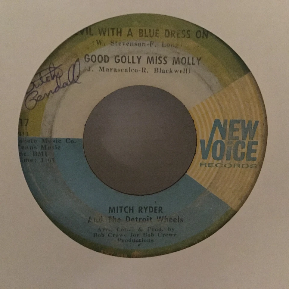 MITCH RYDER "Devil With A Blue Dress On / I Had It Made" 1966 45 RPM - Image 2 of 2