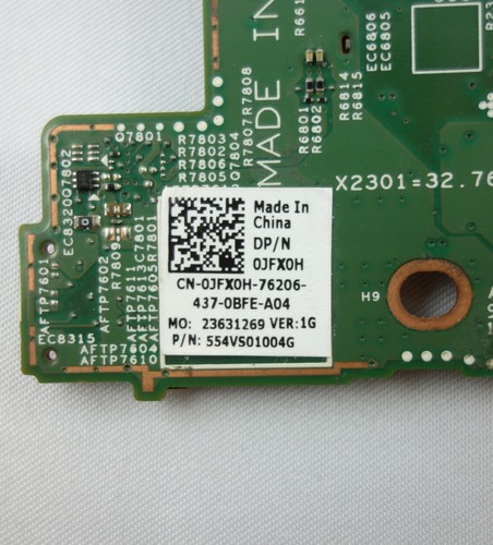 NEW GENUINE DELL LATITUDE 10E ST2E INTEL ATOM MOTHERBOARD JFX0H 0JFX0H - Zdjęcie 2 z 5