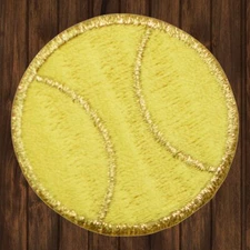 Tennis Ball Embroidered Patch — Iron On