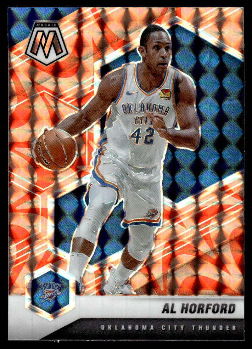 2020-21 Panini Mosaic Mosaic Reactive Orange #191 Al Horford
