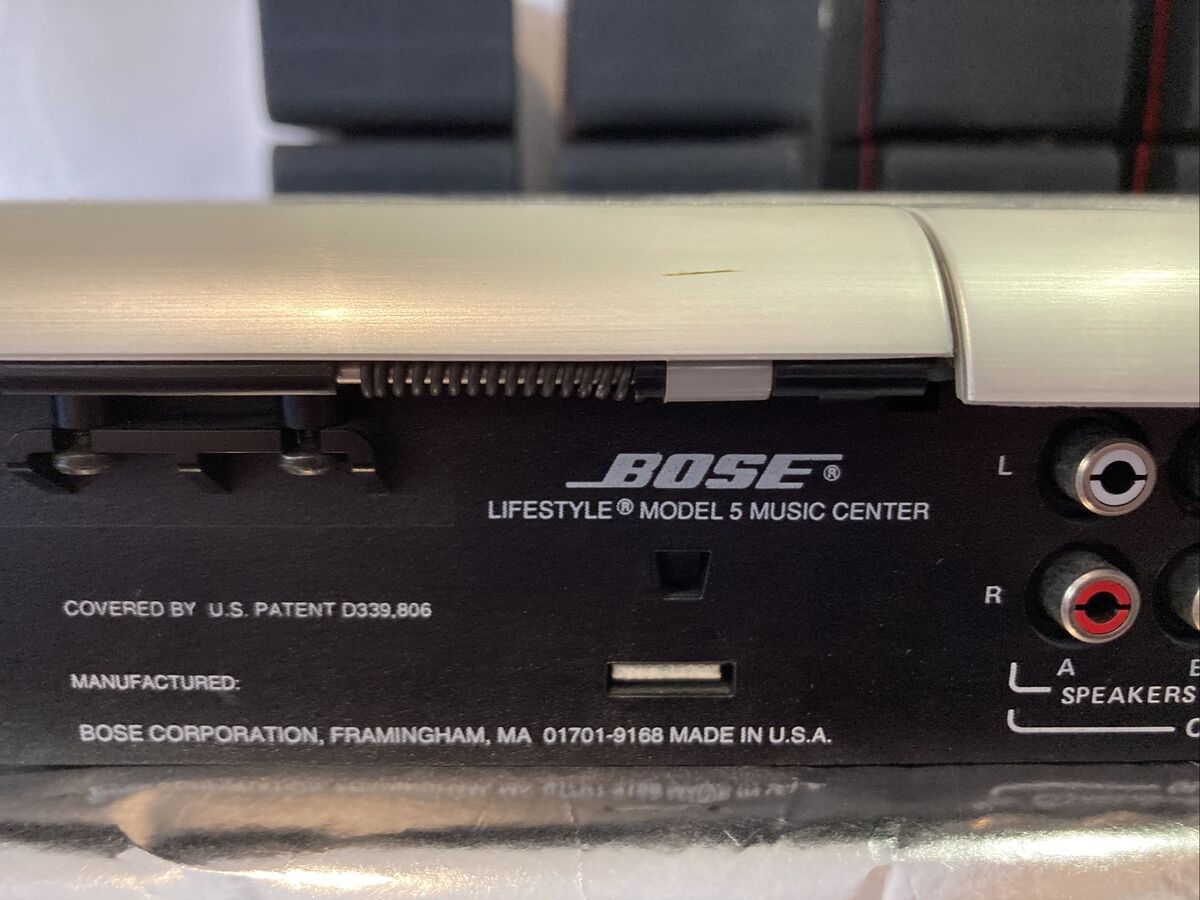 Bose Lifestyle Surround Sound Model 5 Music Center. Sold As Bose Lifestyle Surround Sound Model 5 Music Center. Sold As