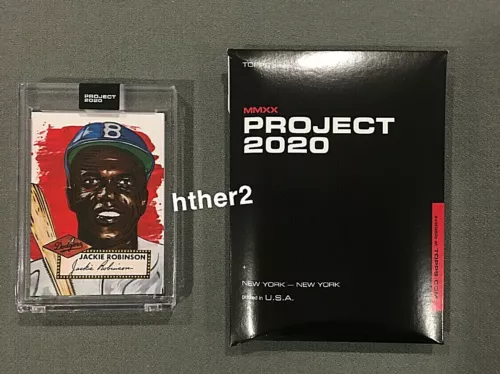 Topps Project 2020 Card #42 Jackie Robinson Dodgers by Blake Jamieson PR / 2980