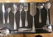 Reed & Barton Stainless Serving Set NEW.   10 Pieces!!