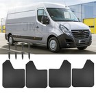 4PCS Rally Mud Flaps Splash Guard Wide Mudguard Kit For Vauxhall Movano Vivaro