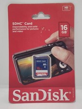 SanDisk 16GB SDHC Class 4 UHS-I Flash Memory SD Card for Digital Camera Video