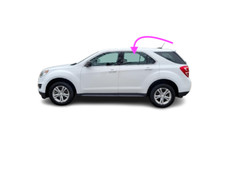 Fits: 2010-2017 Chevrolet Equinox Driver Side Left Rear Door Window Glass CLEAR