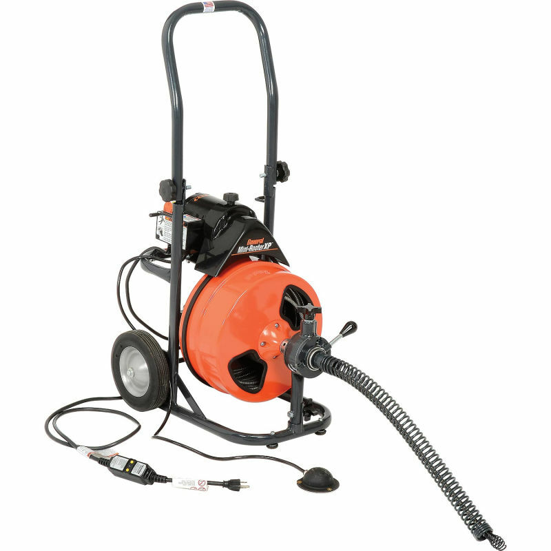 NEW! Mini-Rooter XP Drain/Sewer Cleaning Machine W/ 75' x 3