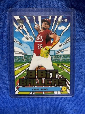   RC Chase Burns 2026 Topps Series 1 #8B-3 8 BiT BALLERS Reds