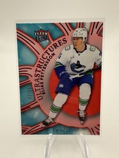 2025-26 Fleer Ultra - Ultrastructures Red /99 Elias Pettersson RC Rookie Canucks