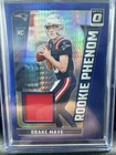 2024 Donruss Optic - Rookie Phenom Drake Maye #RPB-DME Blue Hyper Prizm (MEM, RC