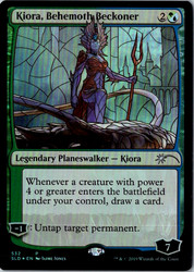 Kiora, Behemoth Beckoner - Stained Glass - Foil - Secret Lair Drop Series #532