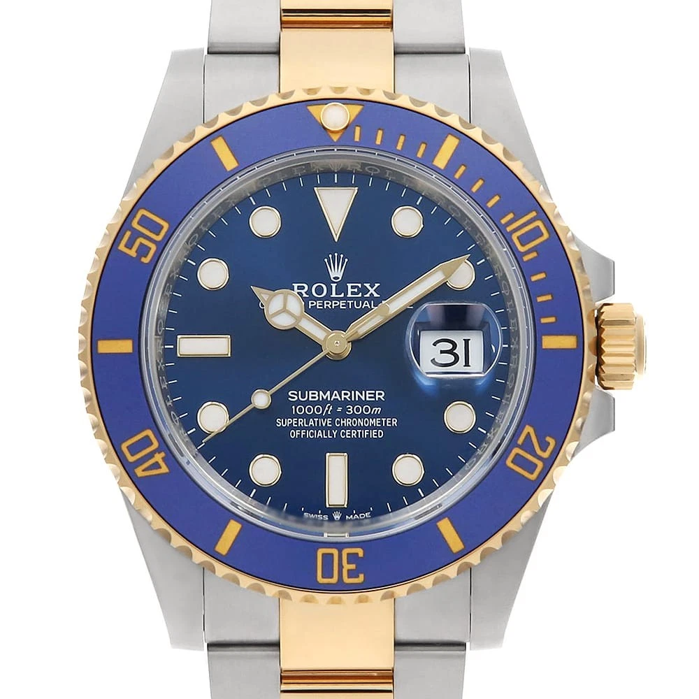 Rolex — ROLEX SUBMARINER Date 126613LB blue Random Number second hand mens