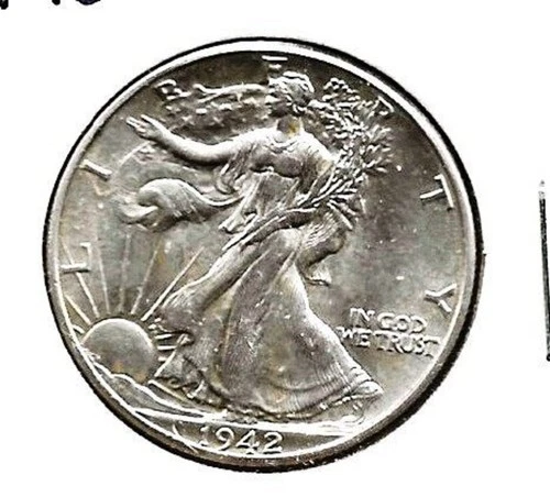 1942 Walking Liberty Half Dollar***BU***