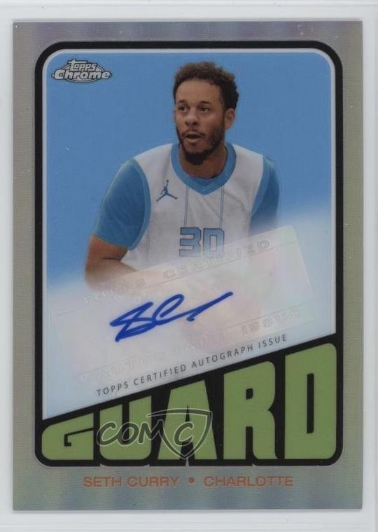 2023-24 Topps Chrome 1972 Topps Refractor Seth Curry #TA-SC Auto 1l73