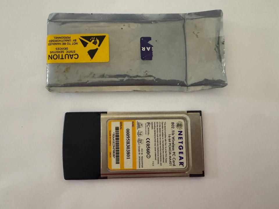 Netgear MA401 Wireless PC Card UNTESTED SOLD AS IS - Image 2 of 2