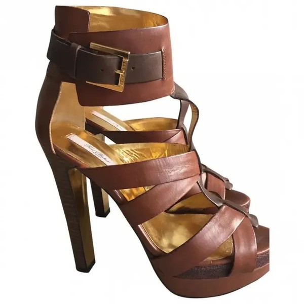 Women Ted Baker Heels Brown Leather 37