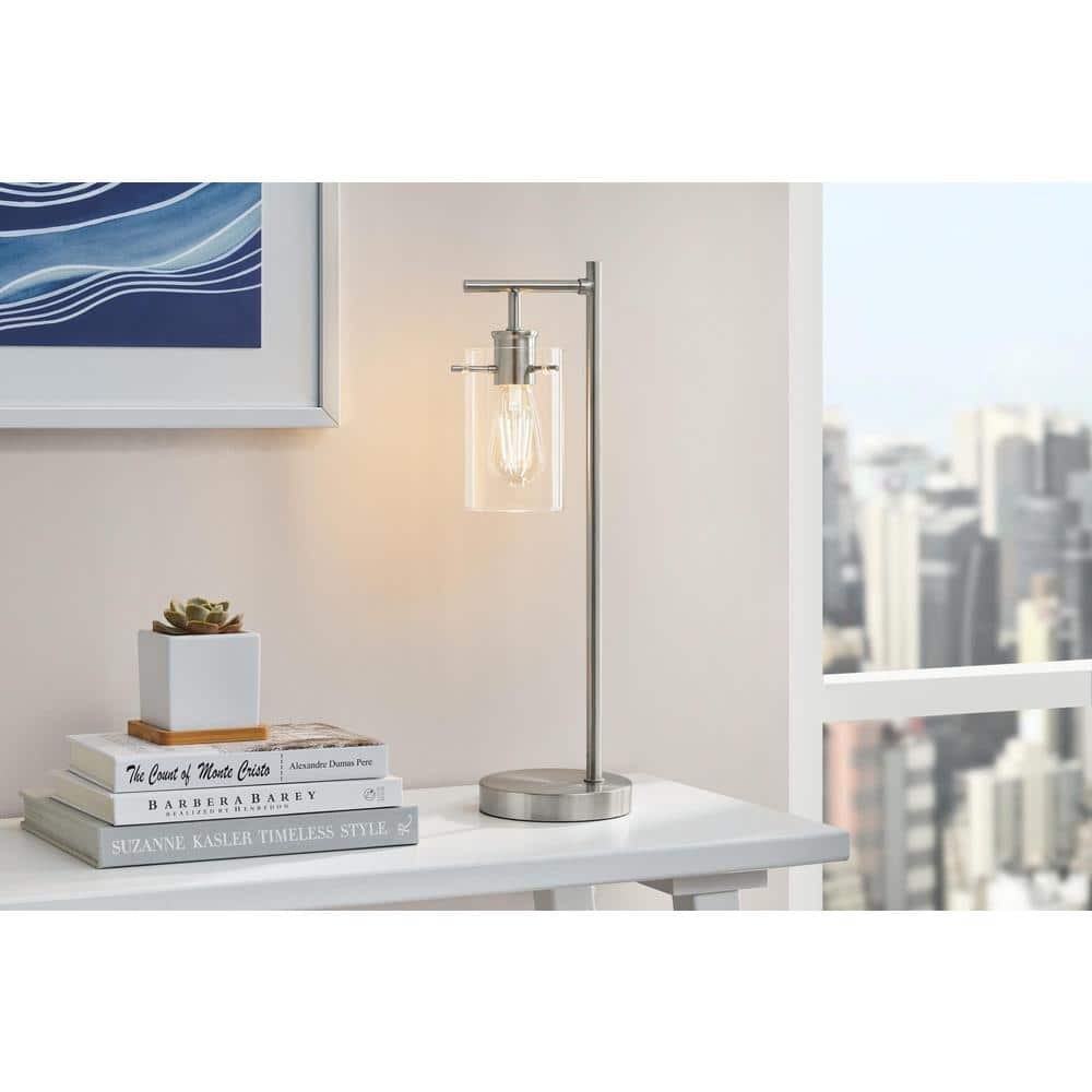 Table Lamp With Clear Glass Shade