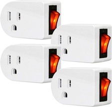 Grounded Outlet Adapter,Listed Wall Tap Adapt...