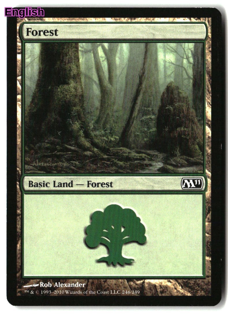 MTG Forest [M11 - 246] LP