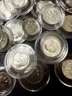 Pile Of .proof 0.9 Silver Cameo Roosevelt 10c coins