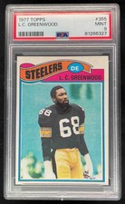 1977 Topps #355 L.C. Greenwood PSA 9
