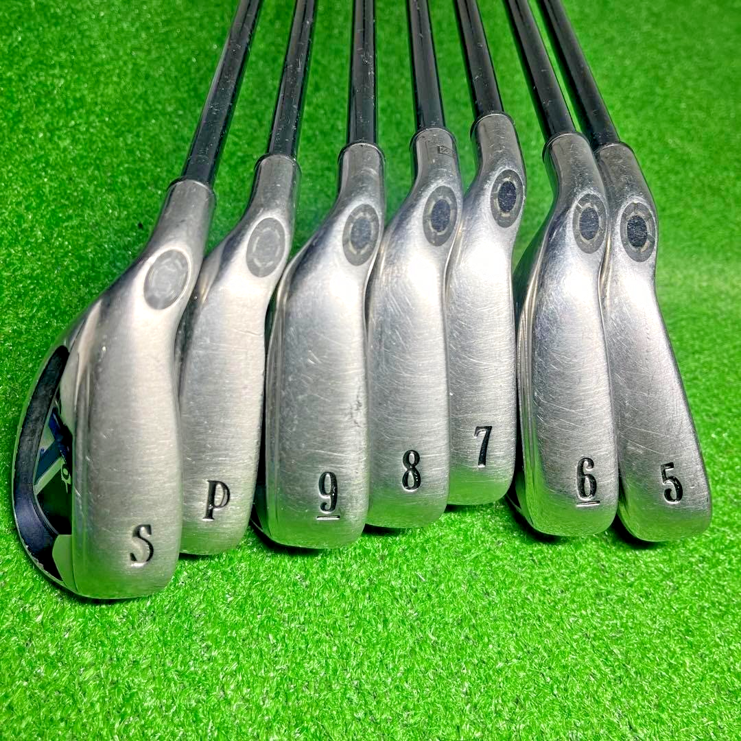 Lefty LH Callaway X-20 X20 Iron Set 7pcs 5-Pw,Sw Regular R Flex