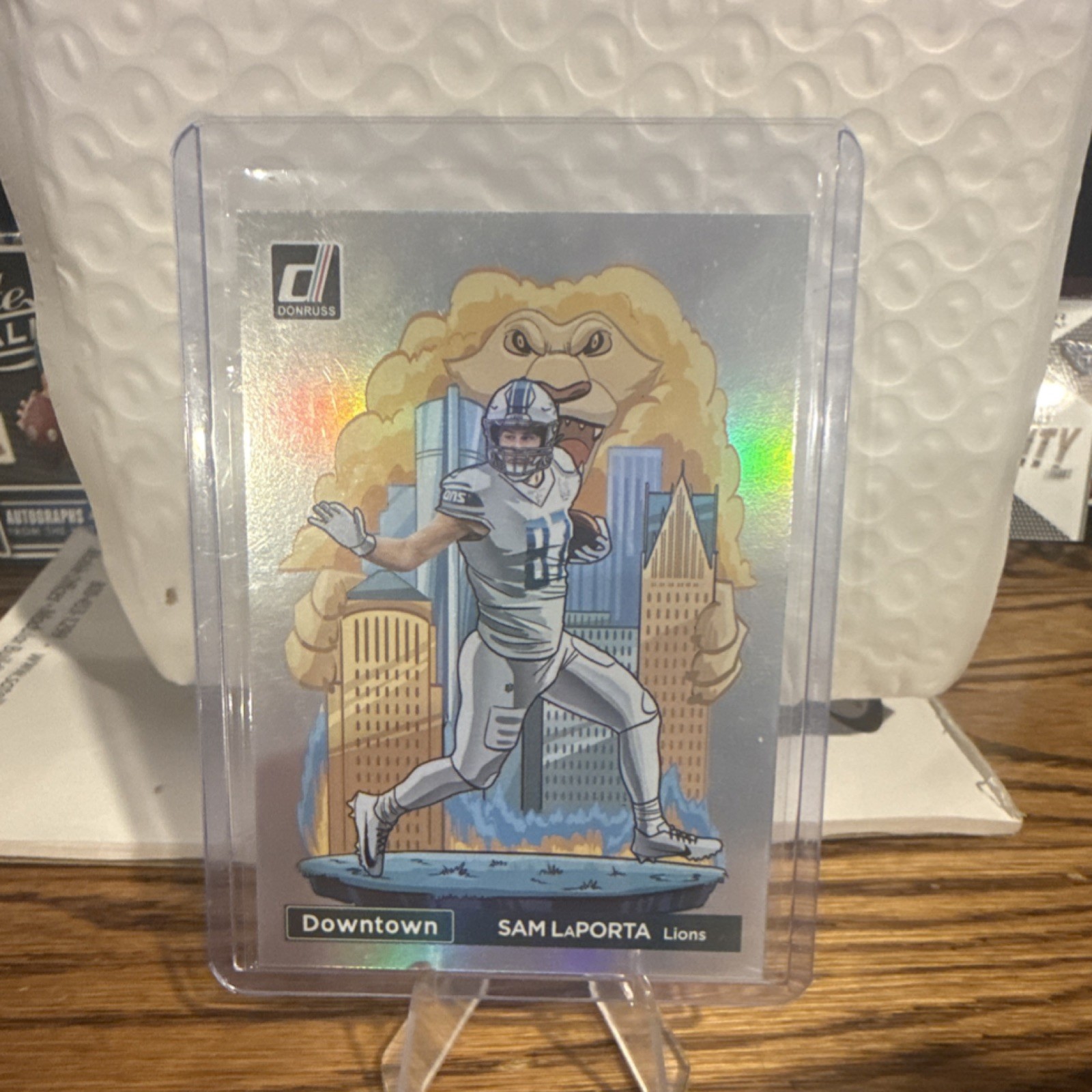 Panini Donruss Optic Downtown! Sam LaPorta #6 Detroit Lions NFL Insert 2024