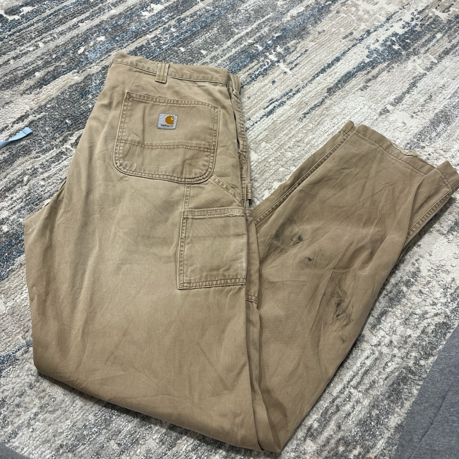 Carhartt Duck Canvas Work Pants 36x36 Vintage Y2K Style Durable Workwear
