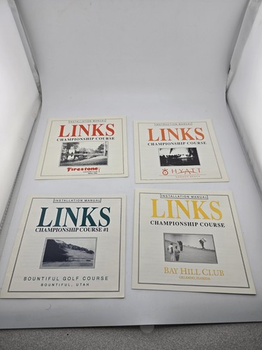 Links: The Challenge of Golf MS-DOS Floppy Disk Vintage PC Game Big Box - Picture 6 of 6