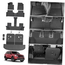 Floor Mats for 2021-2025 2026 Black Floor Mats Set for 2021-2026 Kia Sorento