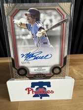 MIKE SCHMIDT 2024 Topps Tier One Auto /75 Autograph Phillies HOF Baseball Card