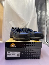 STONEKIT S1P Sicherheitshalbschuhe Verona Größe 41 Farbe Grau/Blau Ascona