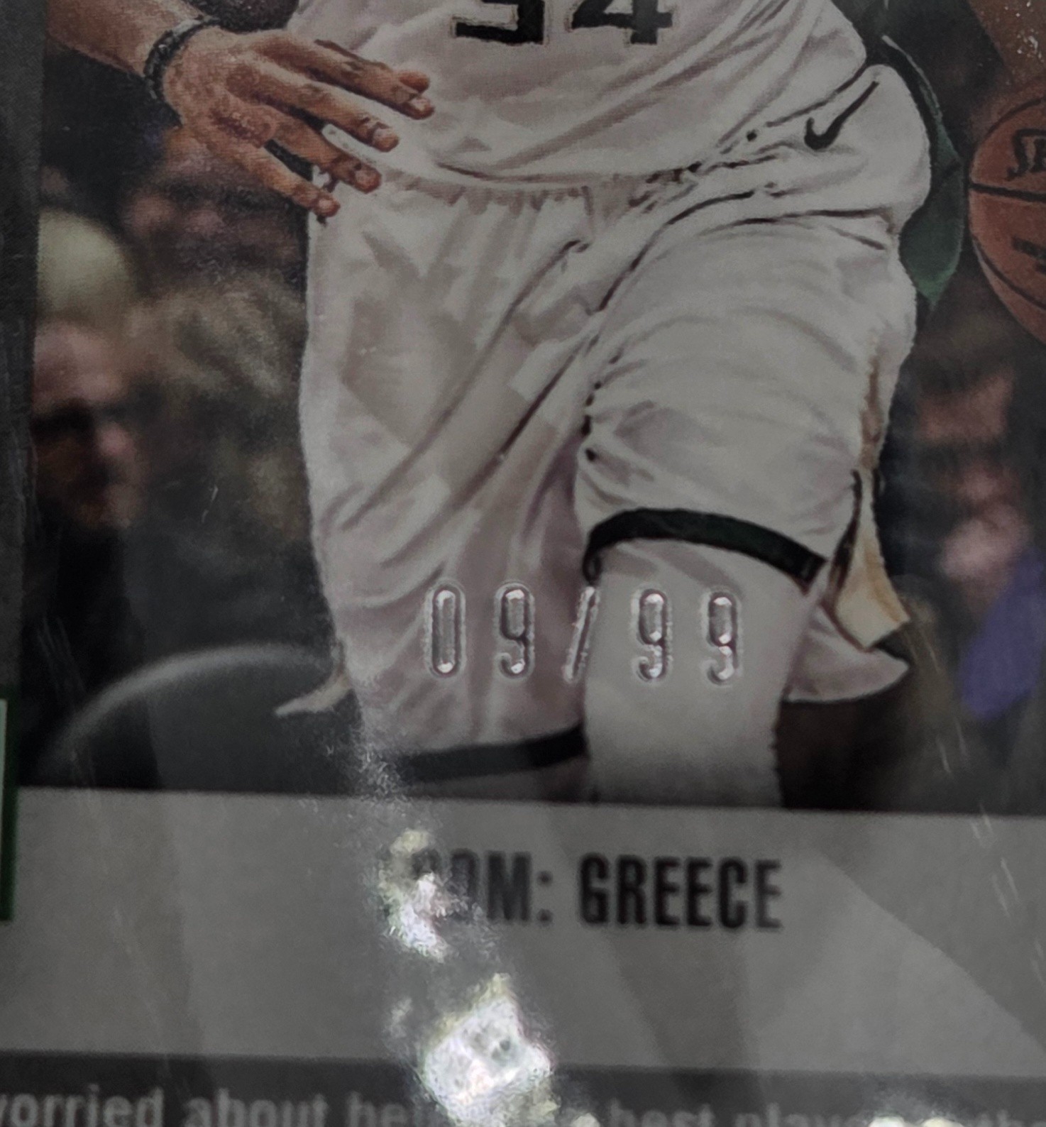 2018 Optic Contenders BLUE REFRACTOR ~ GIANNIS ANTETOKOUNMPO Card /99 PSA 10 GEM view 2