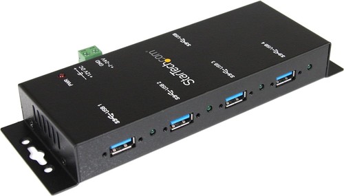 StarTech.com 4 Port Rugged Ind SuperSpeed USB3.0 Hub NEW - 第 2/9 張圖片