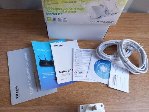 TP-Link AV500 WIFI Powerline Extender TL-WPA4220 Kit 300mbps Internet Boost - Imagen 4 de 9
