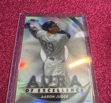 Topps 2022 Finest Aura of Excellence Aaron Judge Yankees MLB #AE-AJ