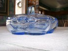 DUNCAN & MILLER CANTERBURY CARIBEE BLUE 3-PART COVERED CANDY OR RELISH #115-89 — photo 7