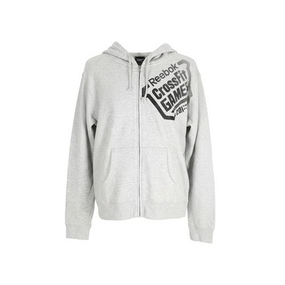 Reebok 2012 CrossFit Games Women s Grey Heather Full-Zip Hoodie