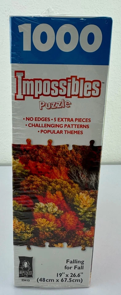Rompecabezas Imposibles Desconcertados "Falling for Fall" (1000 Piezas) Nuevo y Precintado Foto 3 de 4