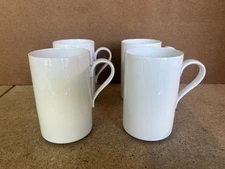 Set Of 4 Sieger by Fürstenberg Germany White Coffee Tea Cup Mug My China! Weiss
