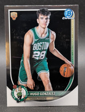 2025-26 Bowman Chrome #BCV-28 Hugo Gonzalez RC Boston Celtics