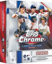 2026 Topps Chrome Baseball Logofractor Box (LIVE RIP&SHIP)