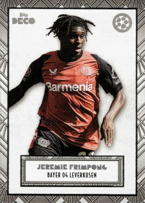Jeremie Frimpong Bayer 04 Leverkusen Current Stars Base 2024/25 Topps Deco UCC 