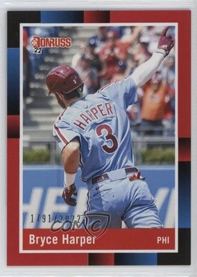 2022 Panini Donruss Retro 1988 Red /2022 Bryce Harper #251 17kh
