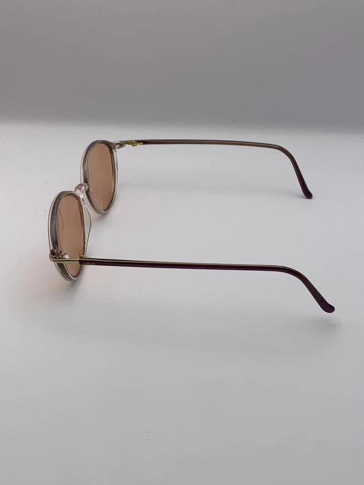 Silhouette SPX 1921 Eyeglass Frames 54-15 130 Oval Clear Brown Frames Only - Image 4 of 4