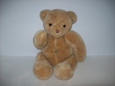 Vintage Eden Toys Plush Jointed Musical Teddy Bear Plays  Teddy Bear Picnic  